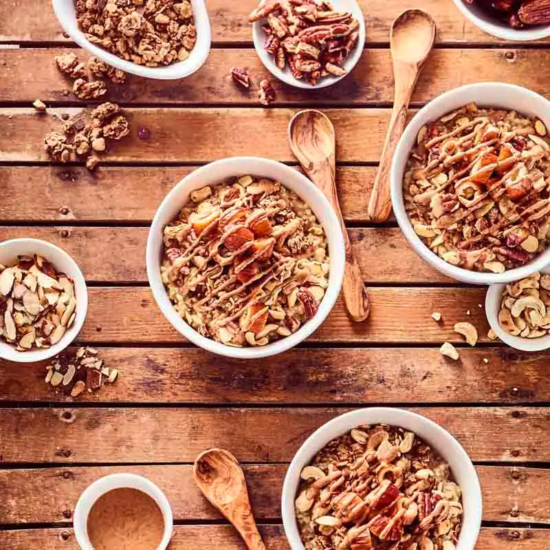 Toppings für Dein Porridge für mehr Abwechslung am Frühstückstisch