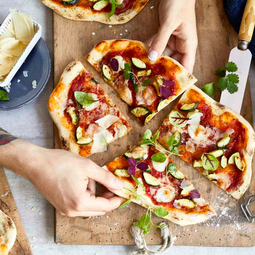 Vegetarische Familienpizza