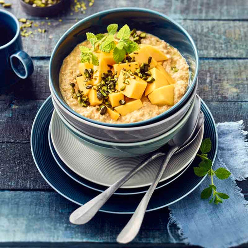 Mango-Kokosmilch-Porridge