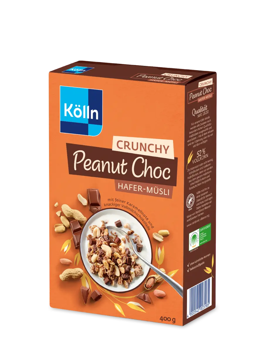 Kölln Crunchy Peanut Choc Hafer-Müsli