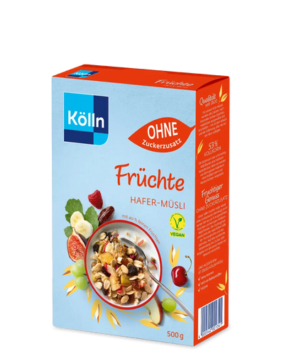 Kölln Früchte Hafer-Müsli ohne Zuckerzusatz