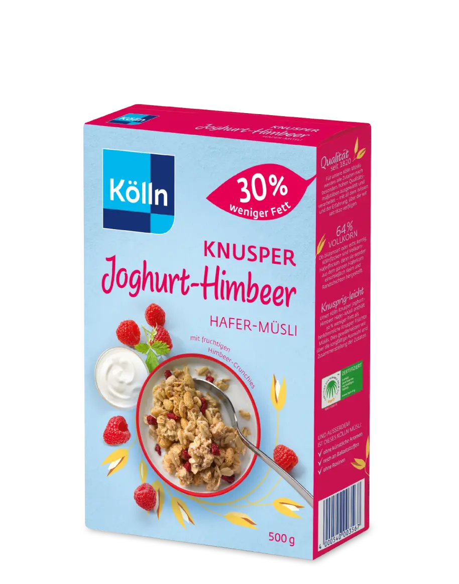 Kölln Knusper Joghurt Himbeer Hafer-Müsli