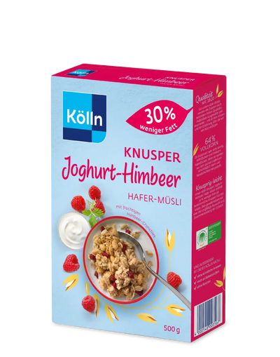 Kölln Knusper Joghurt Himbeer Hafer-Müsli