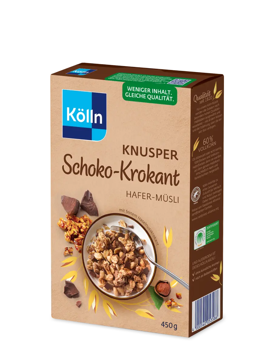 Kölln Knusper Schoko-Krokant Hafer-Müsli