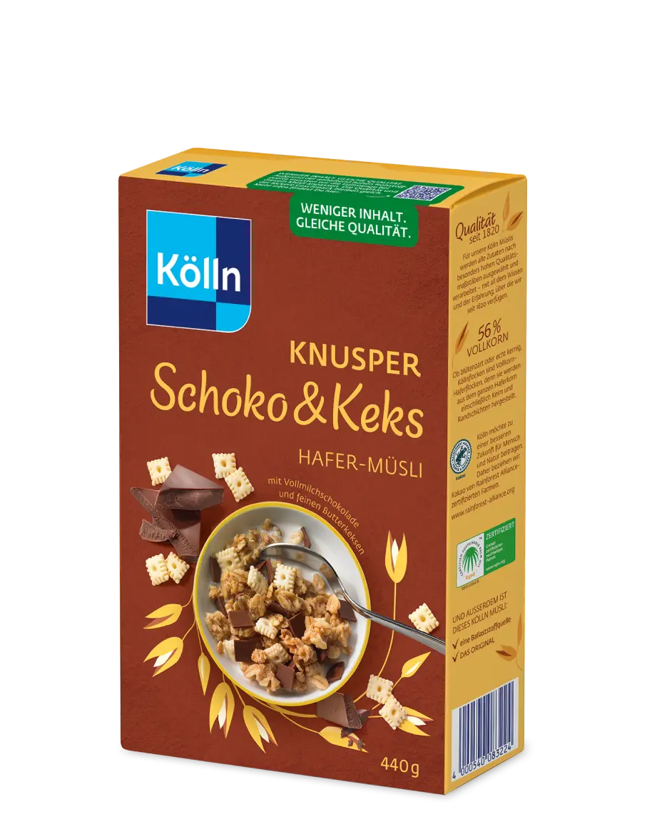 Kölln Knusper Schoko & Keks Hafer-Müsli