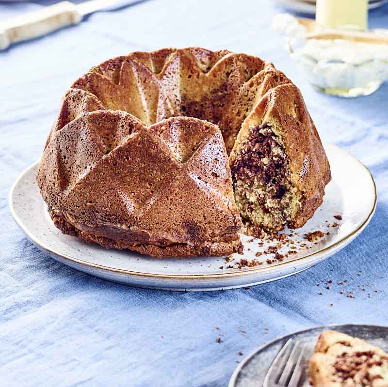 Marmorkuchen mit Eierlikör